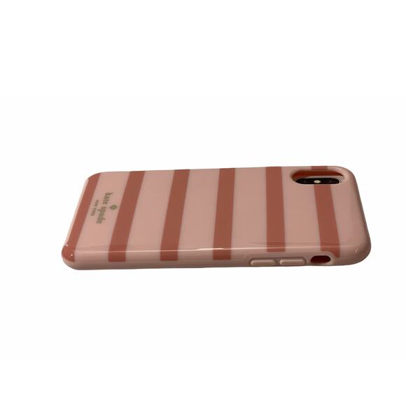 Kate Spade Iphone X / XS phone case new with Stripes Pink case - Picture 2 of 4